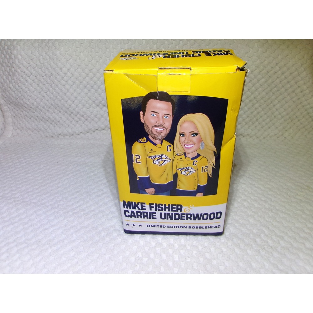 Nashville Predators Mike Fisher Carrie Underwood Bobblehead Music City‎ Hockey